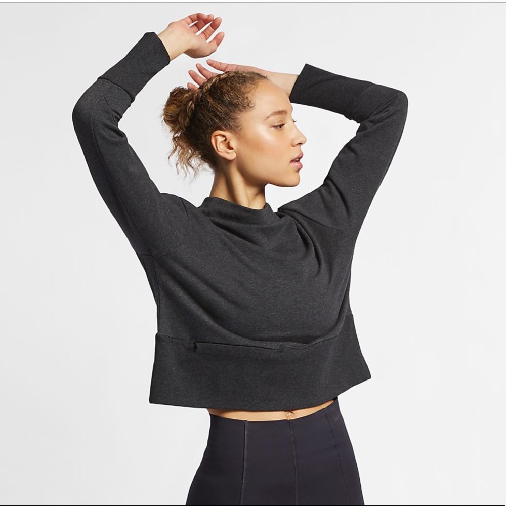 Nike studio yoga training pullover top